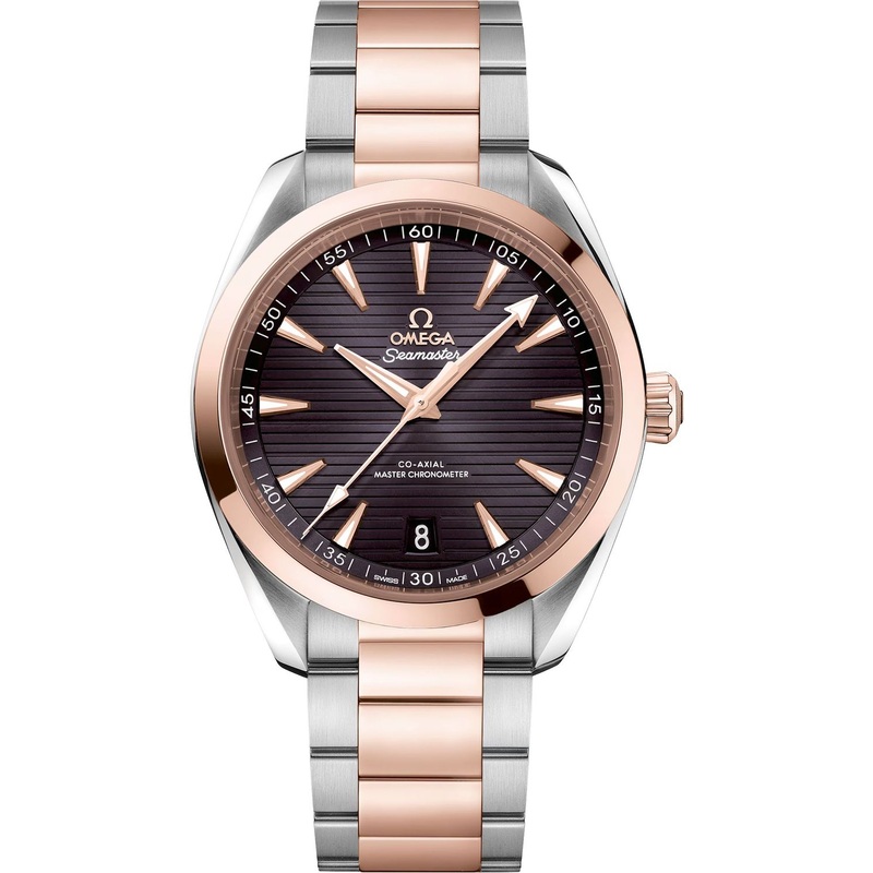 Omega 220.20.41.21.06.001 Seamaster Aqua Terra 41mm Steel and Sedna Gold