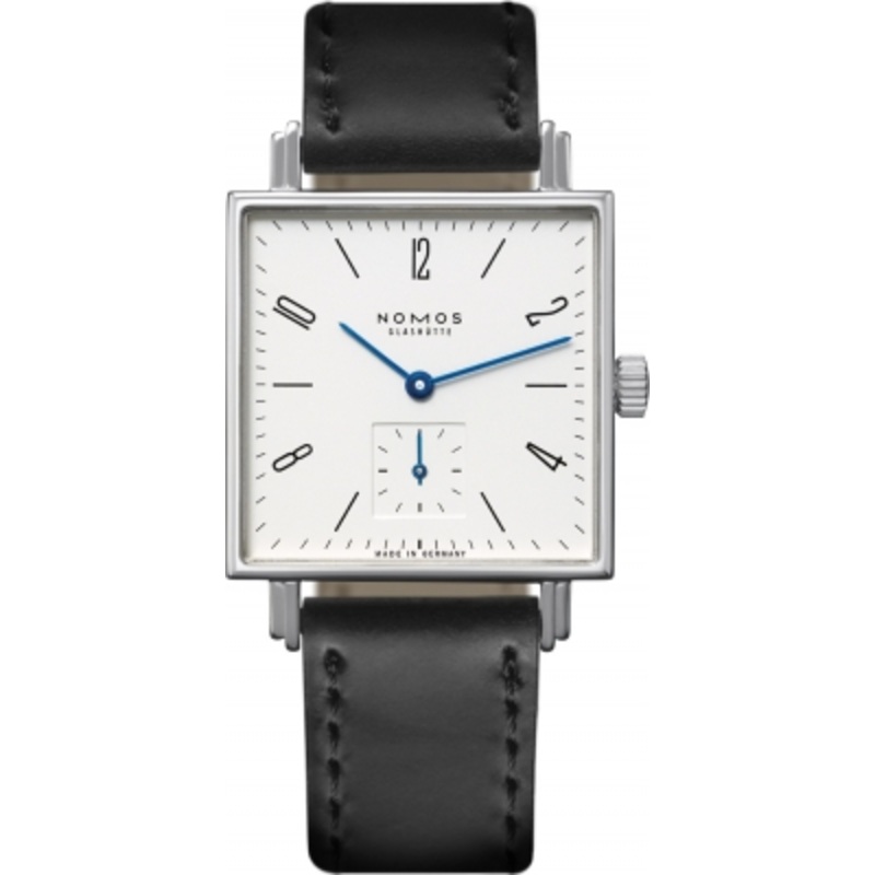 406 Sapphire Crystal Back Nomos Glashutte Tetra 29.5mm Square Midsize Watch