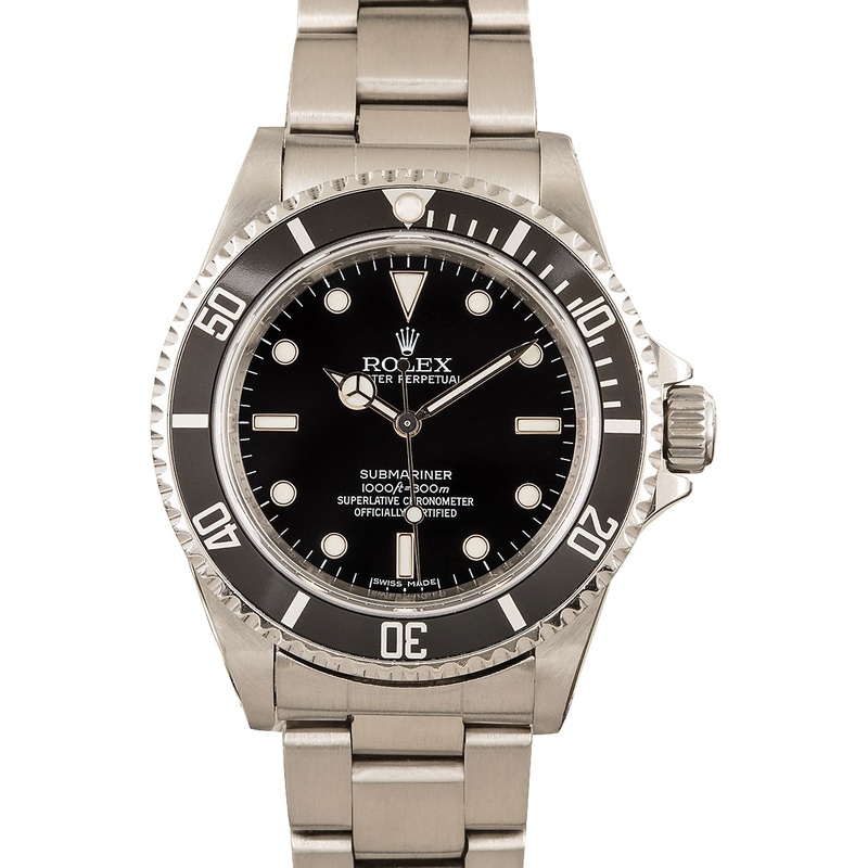 Rolex Submariner 14060 Black Bezel – Sku: 150463