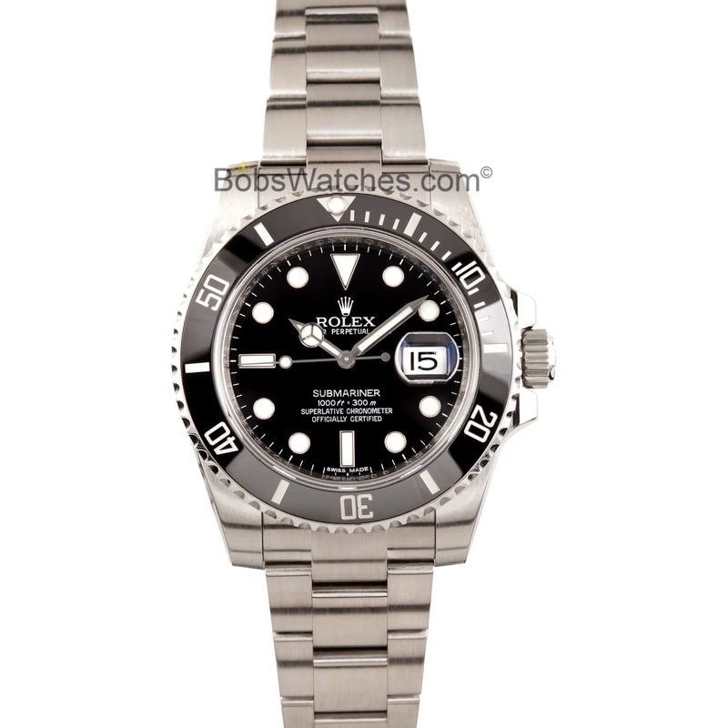 Rolex Submariner Ceramic Black – Save at Bob’s Watches