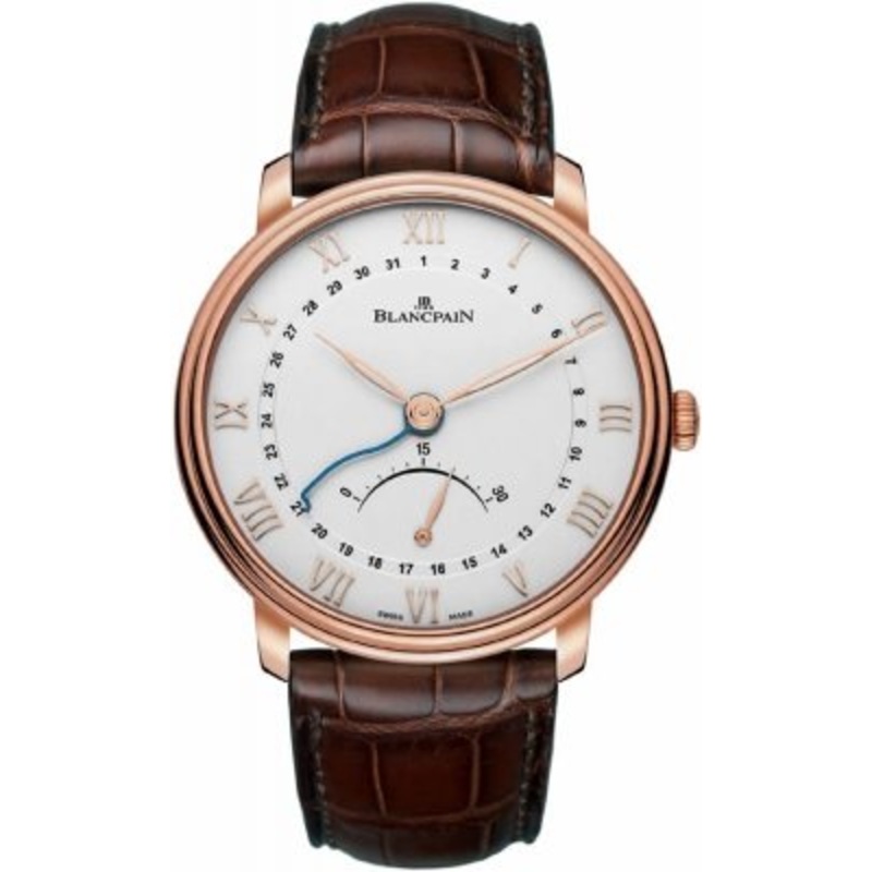 6653q-3642-55b Blancpain Villeret Ultra Slim Date 30 Seconds Retrograde Mens Watch