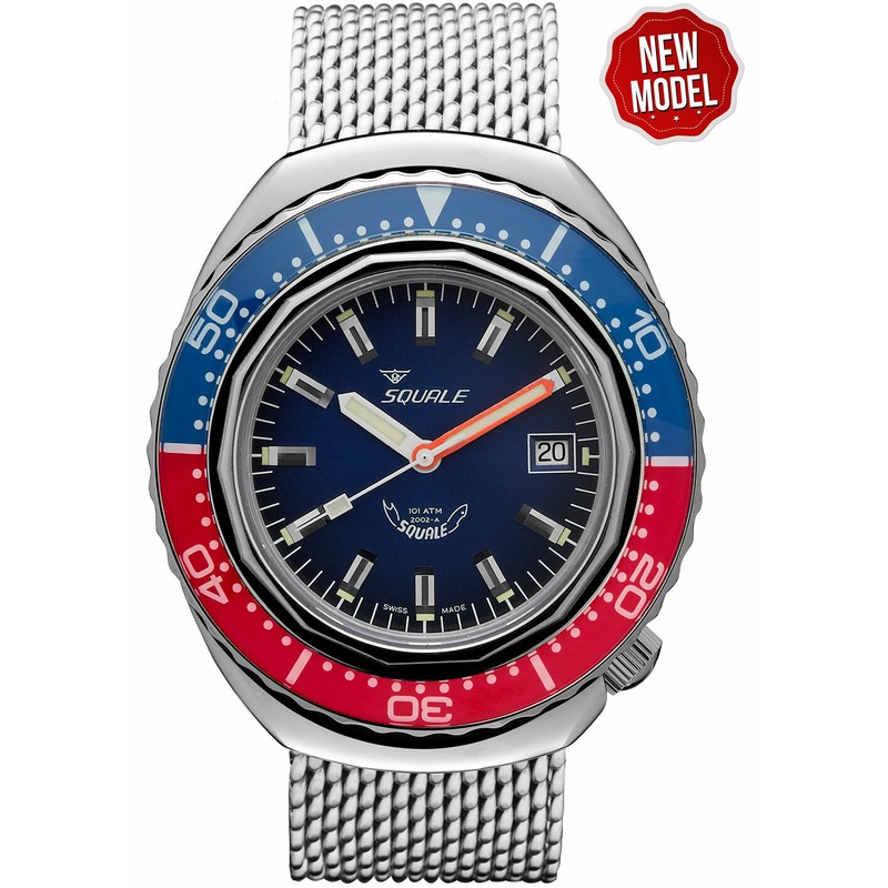 Squale Blue Red 2002.SS.BLR.BL.ME22