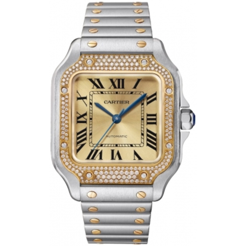 w3sa0007 Cartier Santos De Cartier Medium Midsize Watch