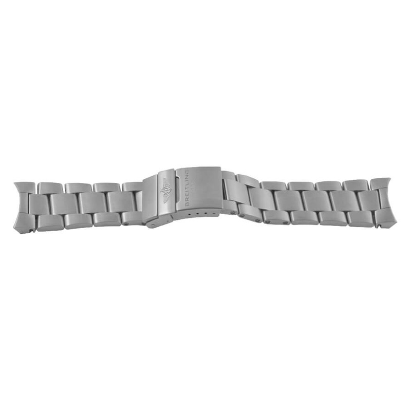 206A Breitling 22mm Brushed Stainless Steel Watch Bracelet