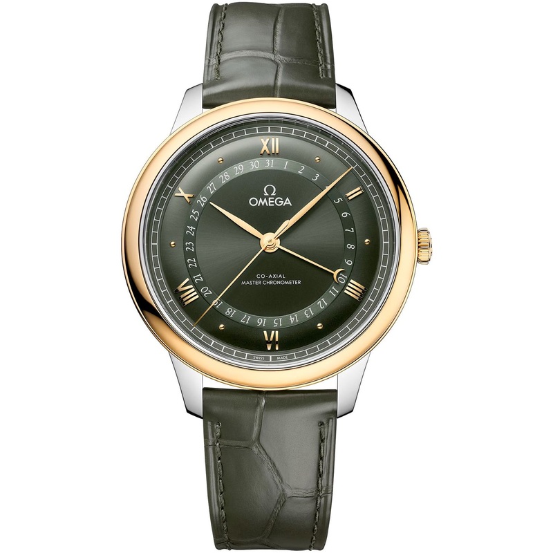 Omega 434.23.42.22.10.001 De Ville Prestige 42mm Steel and Yellow Gold on Strap