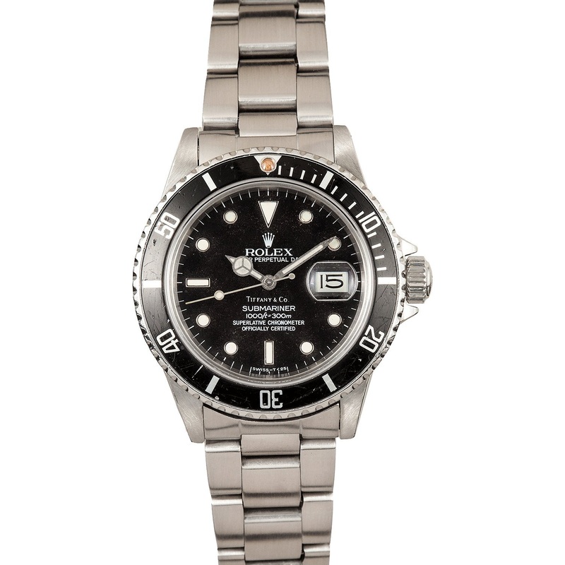 Black Rolex Submariner 16800 Mens – Save At Bob’s Watches