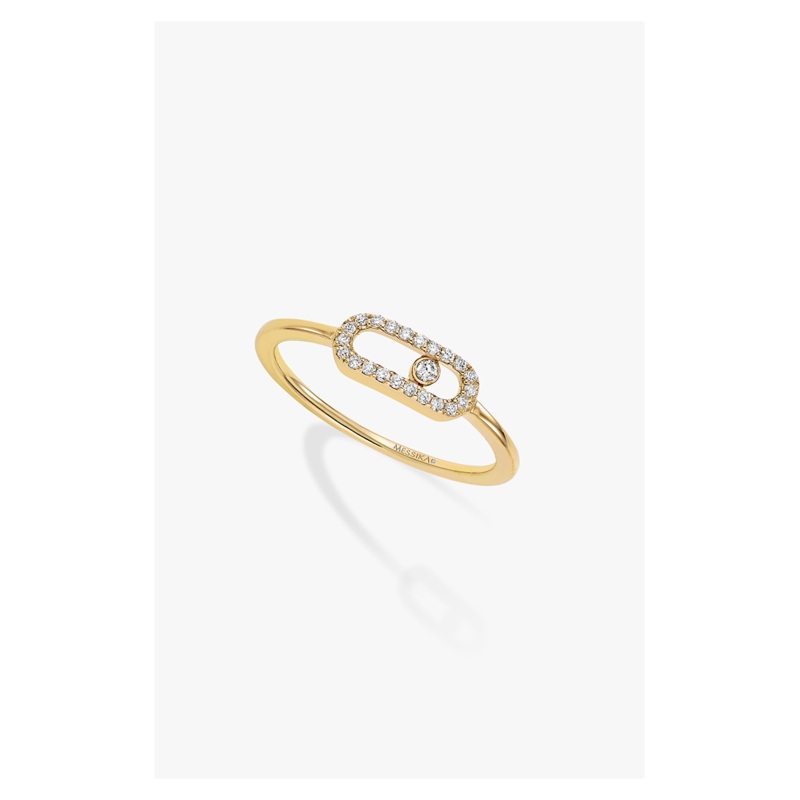 Move Uno Ring in Yellow Gold Size 53 – Messika