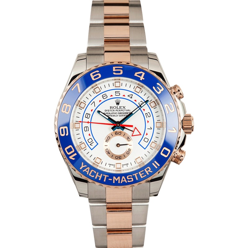 Rolex Rose Gold Yachtmaster II – Save on 100% Authentic Rolex at Bobs