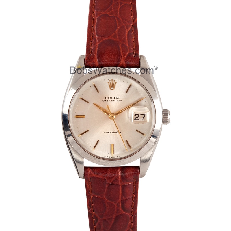 Vintage Rolex OysterDate Silver Dial 6695 – Save 35% Bob’s Watches