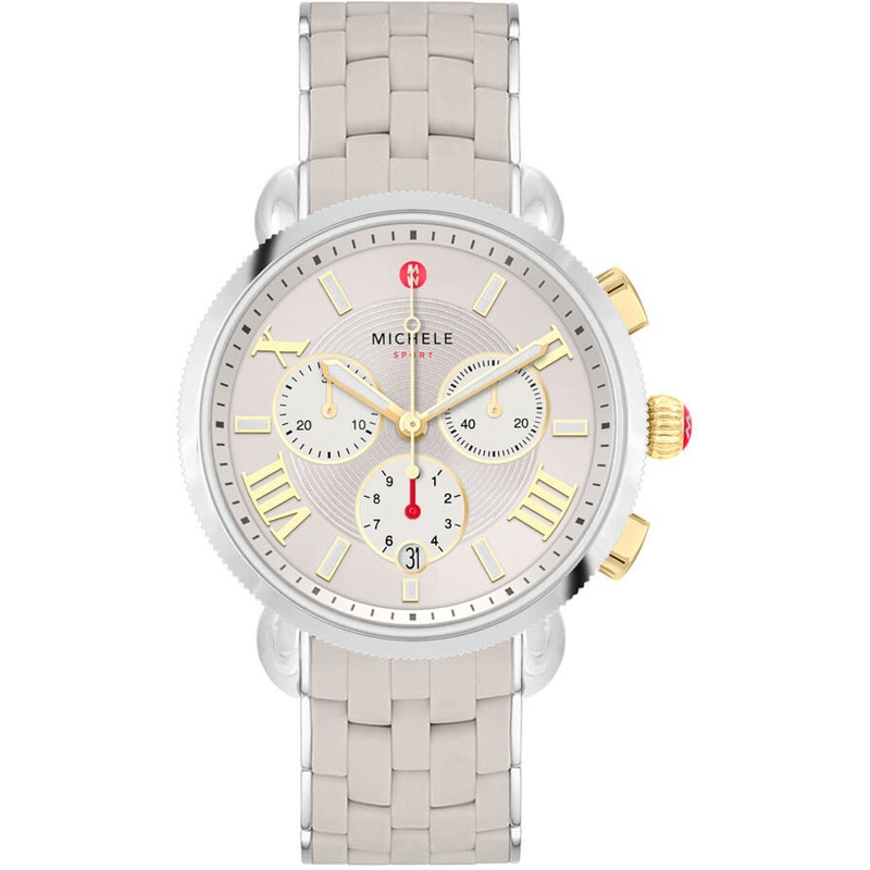 MWW01P000012 Michele Sporty Sport Sail Silicone-wrapped Stainless Steel Womens Watch