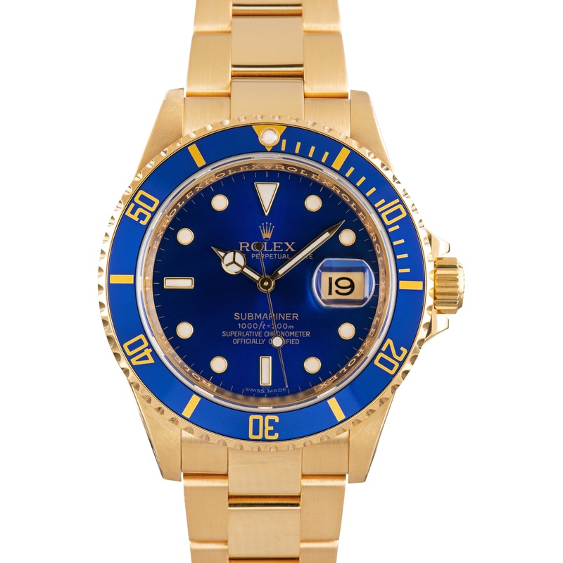 Used Rolex Submariner 16618  – Sku: 180434
