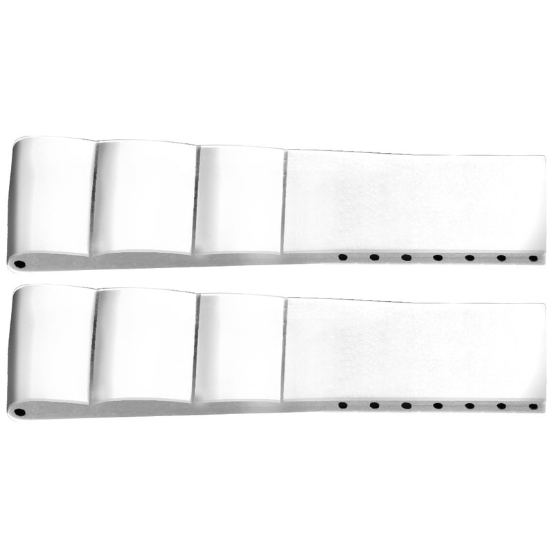 216S | Breitling 24mm White Rubber Strap | Replacement Straps