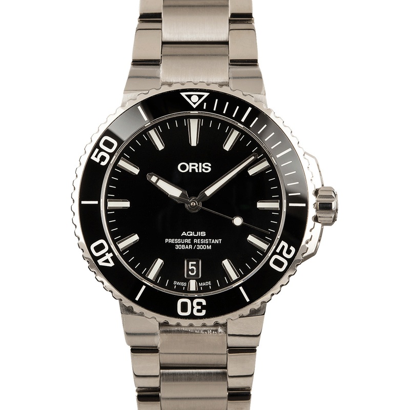 Buy Oris Aquis 01 733 7732 4134-07 8 21 05PEB  – Sku: 733 7732 4134-1