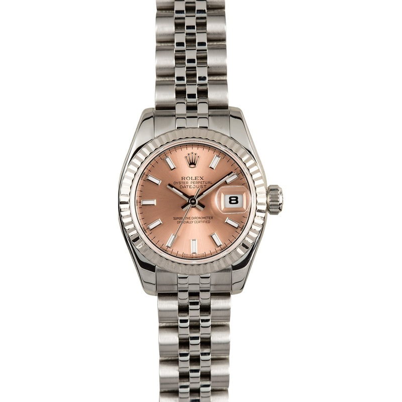 Rolex Lady Datejust 179174 Pink Luminescent Dial