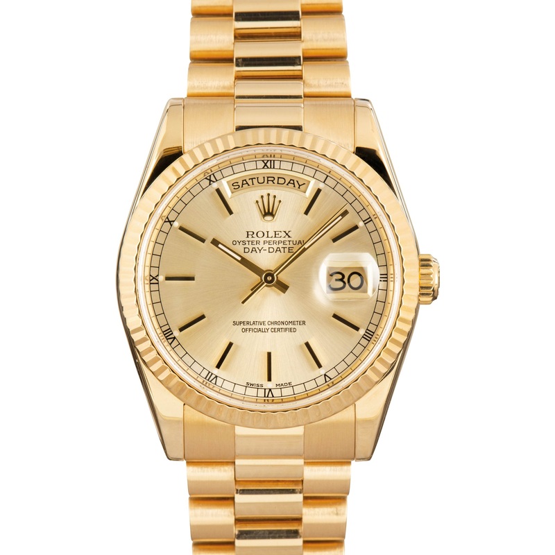Buy Rolex Day-Date 36 118238  – Sku: 173656
