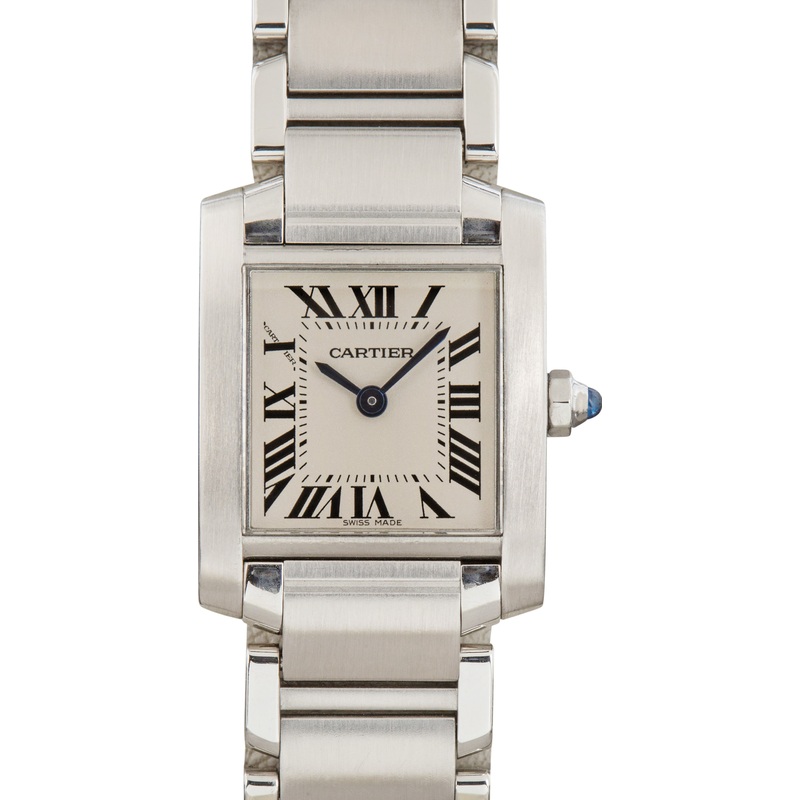 Buy Used Cartier Tank Francaise W51008Q3  – Sku: 180568