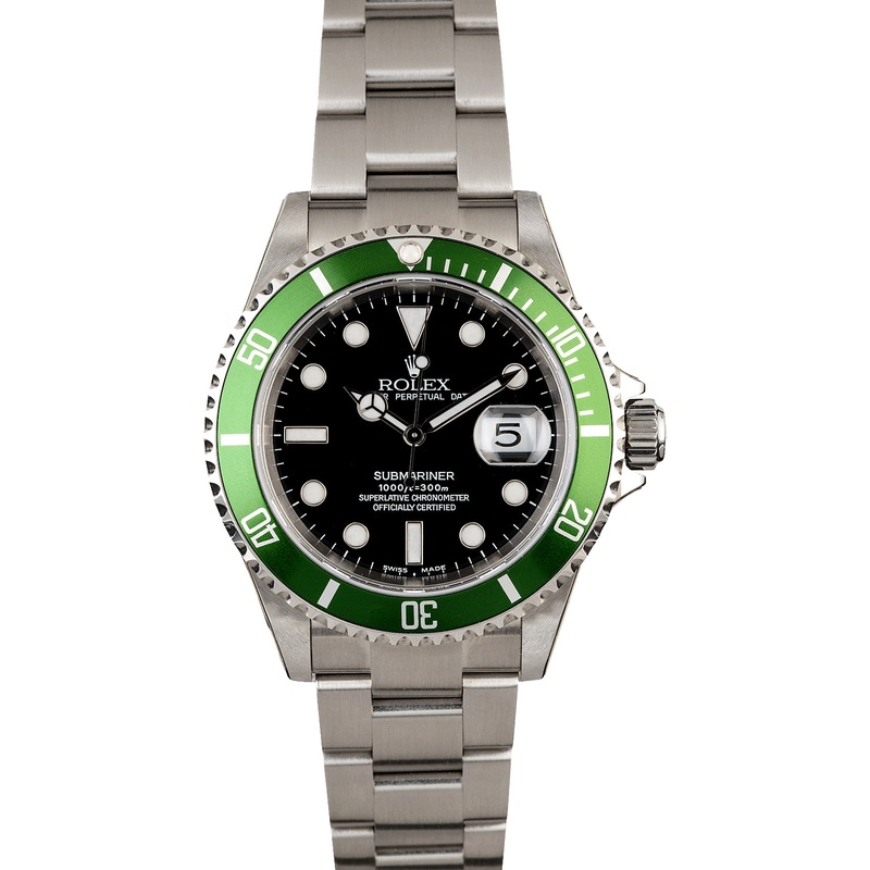 Unworn Rolex Submariner 16610V Kermit  Item: 117966