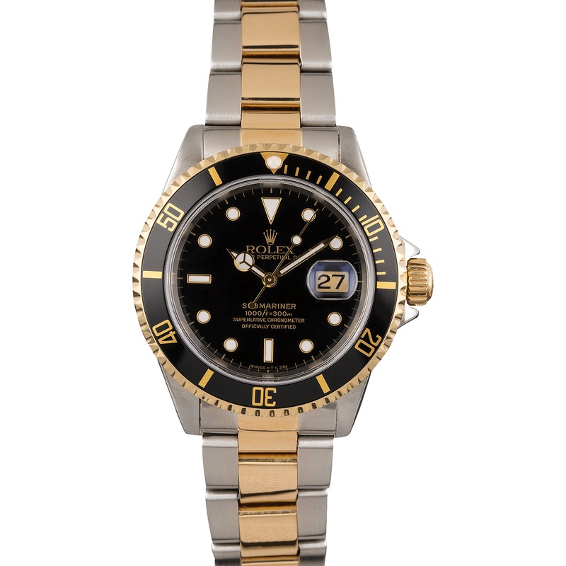 Rolex Submariner 16613 Two Tone Oyster with Black Dial  Item: 123756