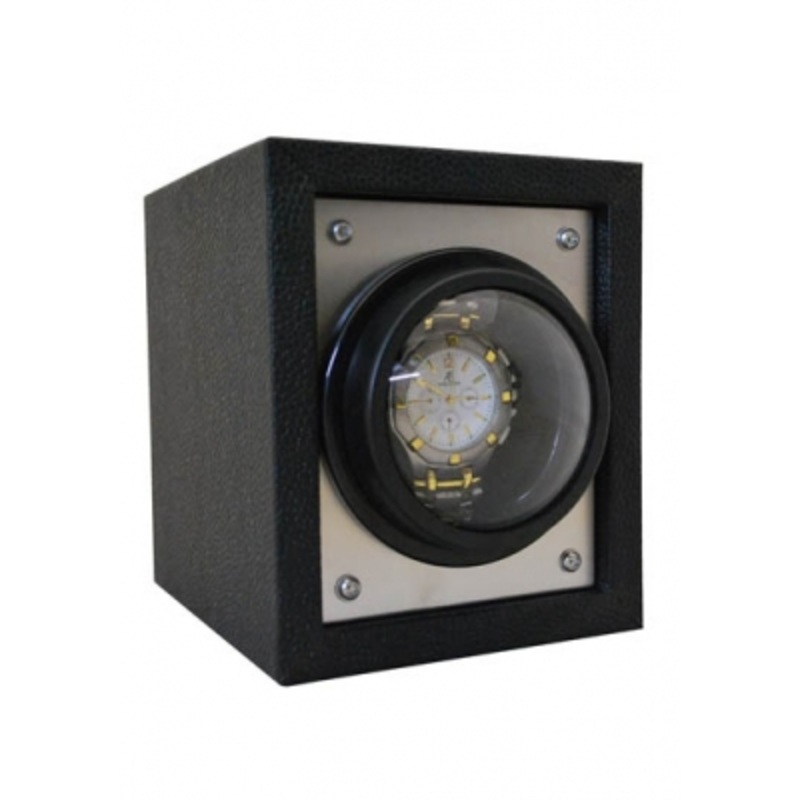 w02758 Orbita Winders & Cases Piccolo Lithium Series – Black & Stainless Steel
