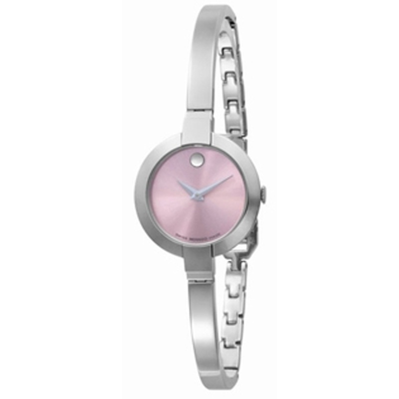 0606059 Movado Bela Ladies Steel Pink- AuthenticWatches.com