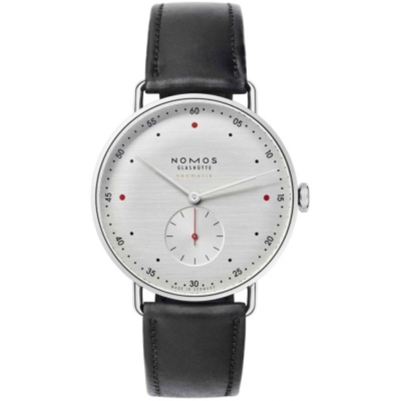 1114 Silvercut Nomos Glashutte Metro Neomatik 39mm Mens Watch