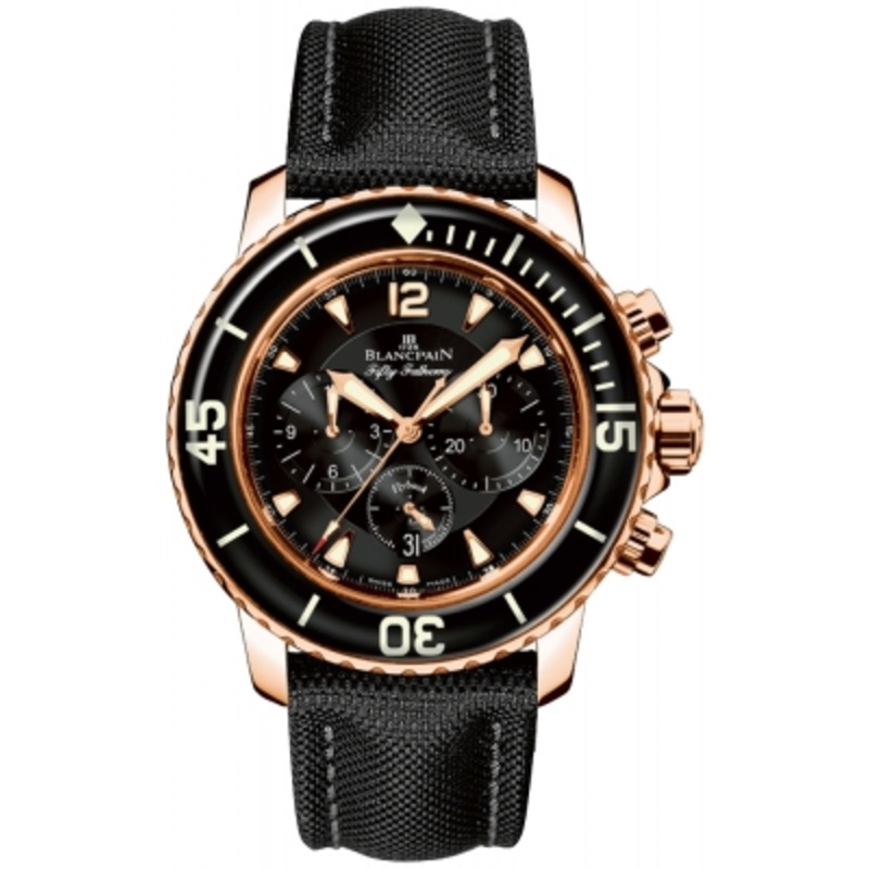 5085F-3630-52a   Blancpain Fifty Fathoms Flyback Chronograph Mens Watch