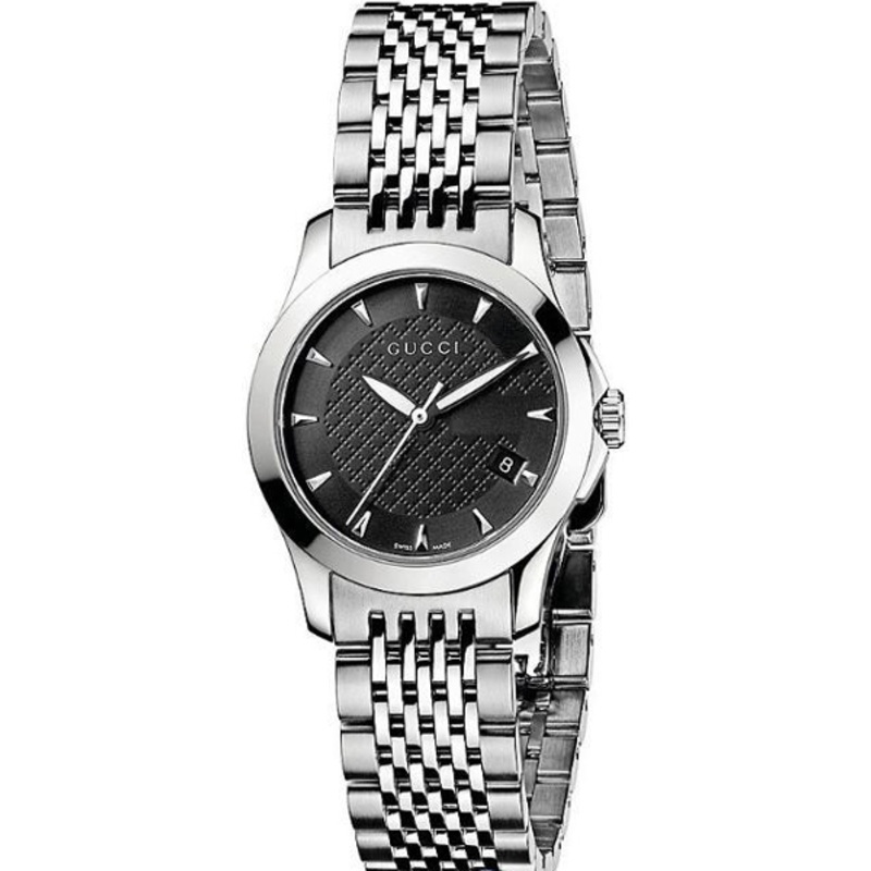 YA126502 Gucci 126 G-Timeless Ladies Black Dial Watch