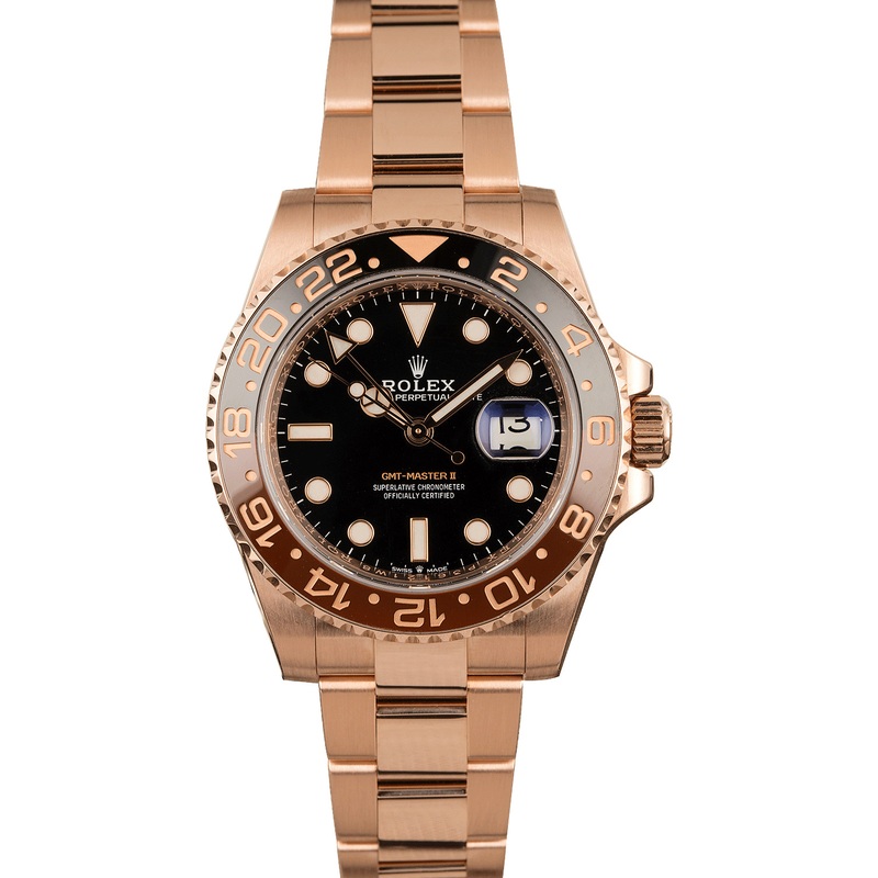 Buy Gold Rolex GMT-Master 126715CHNR  Item: 128183