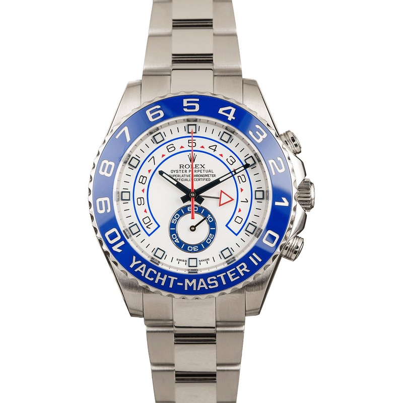 Rolex Yachtmaster II 116680 Stainless Steel – Bob’s Watches