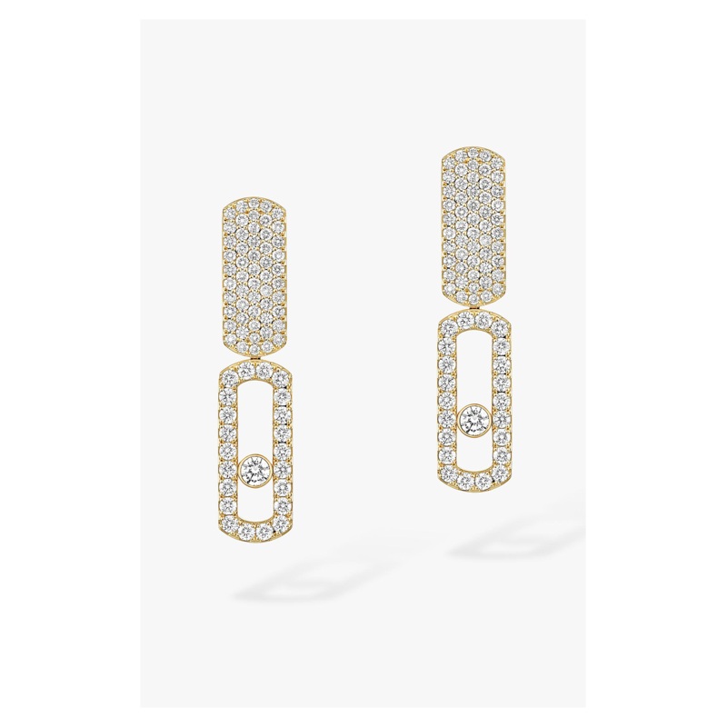 Imperial Move LM Earrings in Yellow Gold – Messika