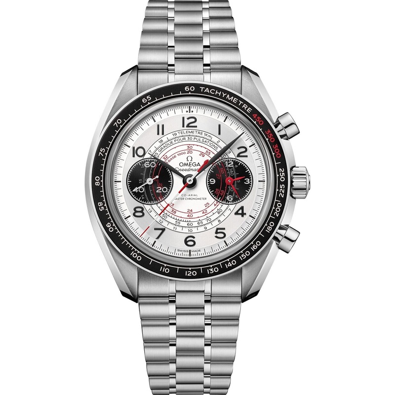 Omega Speedmaster Chronoscope 43mm Silver & Black Dial on Bracelet