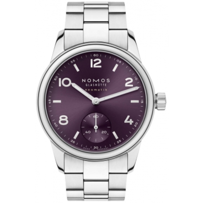 757 Purple Nomos Glashutte Club Sport Neomatik 34mm Ladies Watch