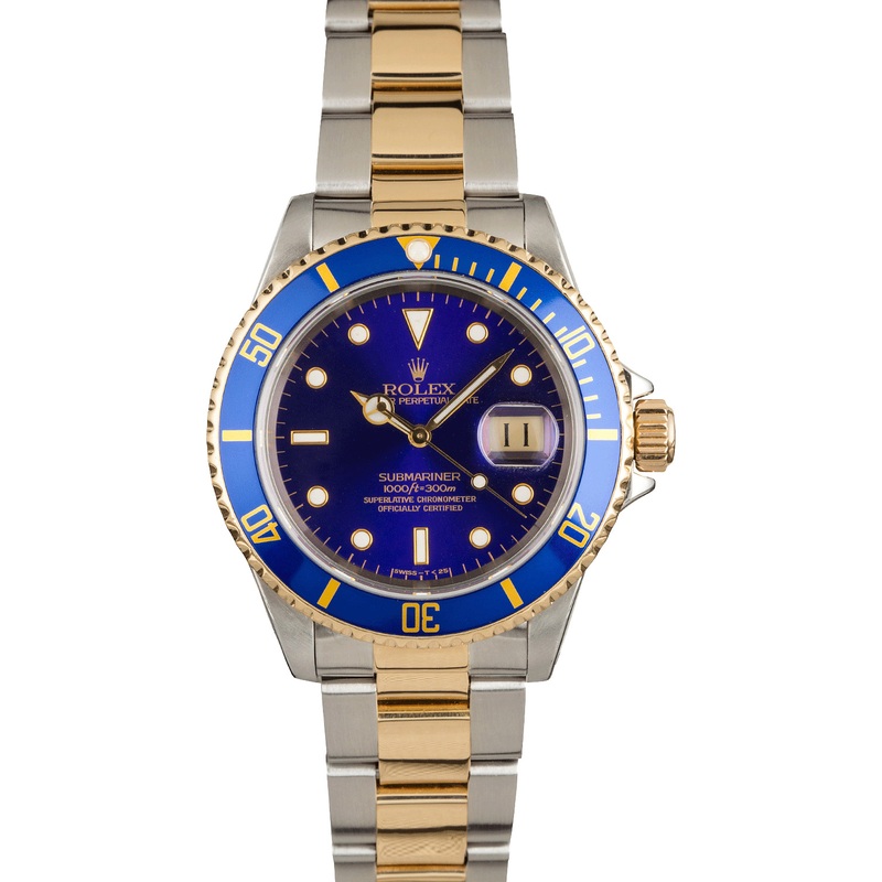 Rolex Submariner 16613 Faded Blue Dial  Item: 122247