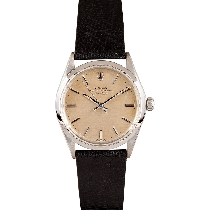 Vintage Rolex Air King Vintage Stainless Steel 5500 – Save at Bobs