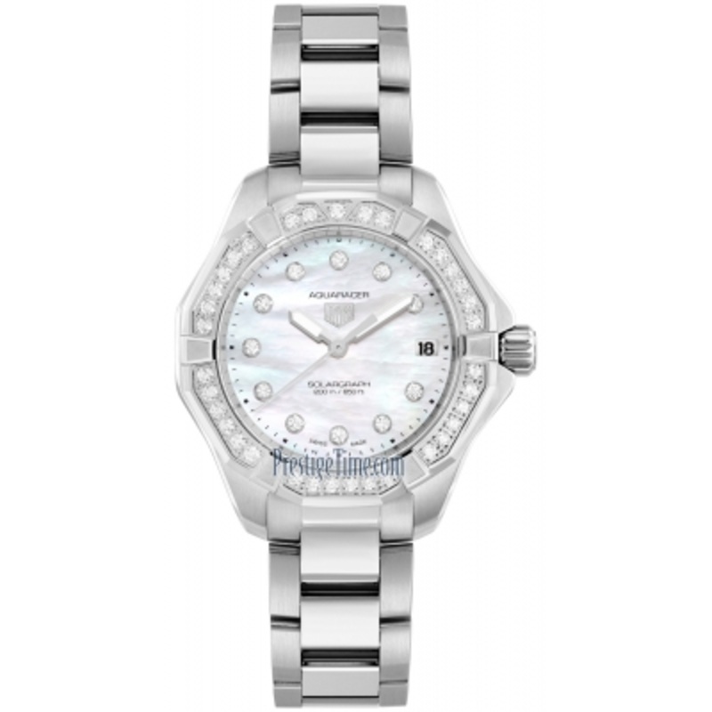 wbp1314.ba0005 Tag Heuer Aquaracer Solargraph 34mm Ladies Watch