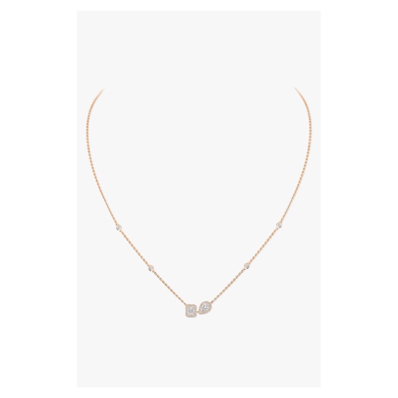 My Twin Necklace in Pink Gold – Messika