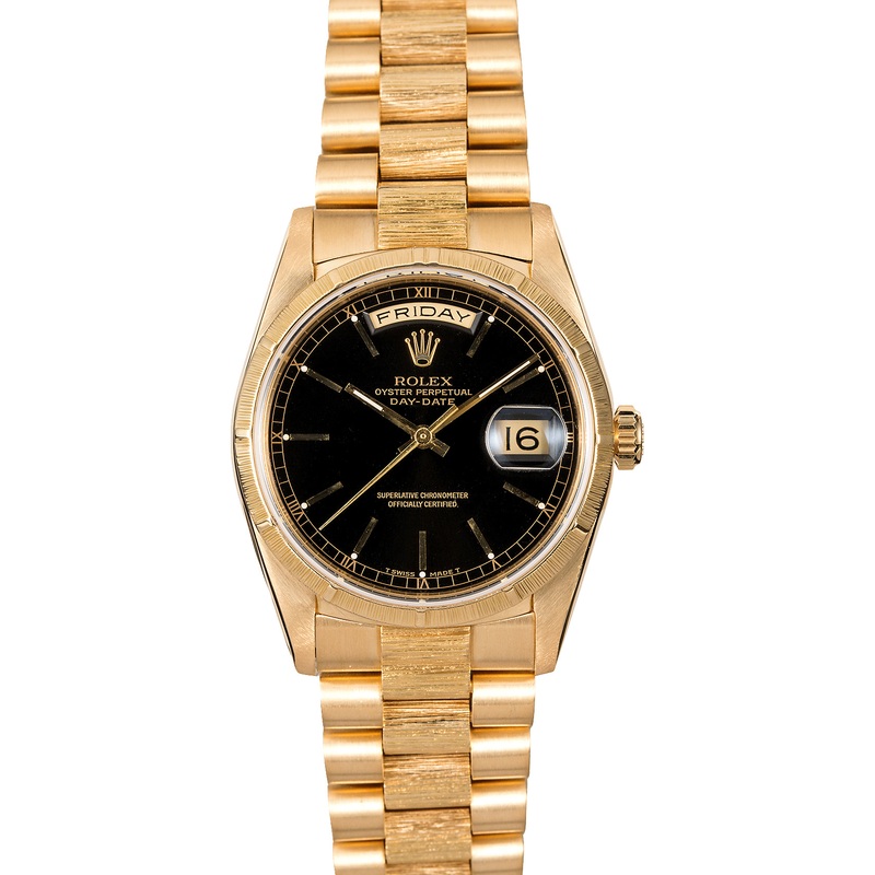Rolex Presidential 18248 Black Index Dial