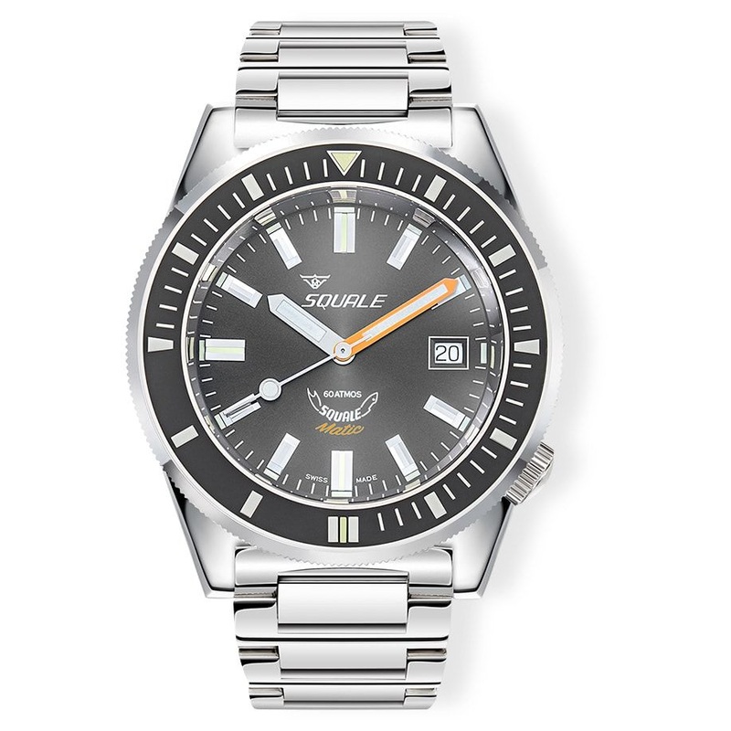 Squale Matic Grey Bracelet MATICXSA.SQ22L