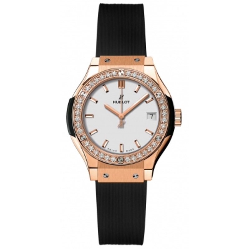 581.ox.2611.rx.1104 Hublot Classic Fusion Quartz 33mm Ladies Watch