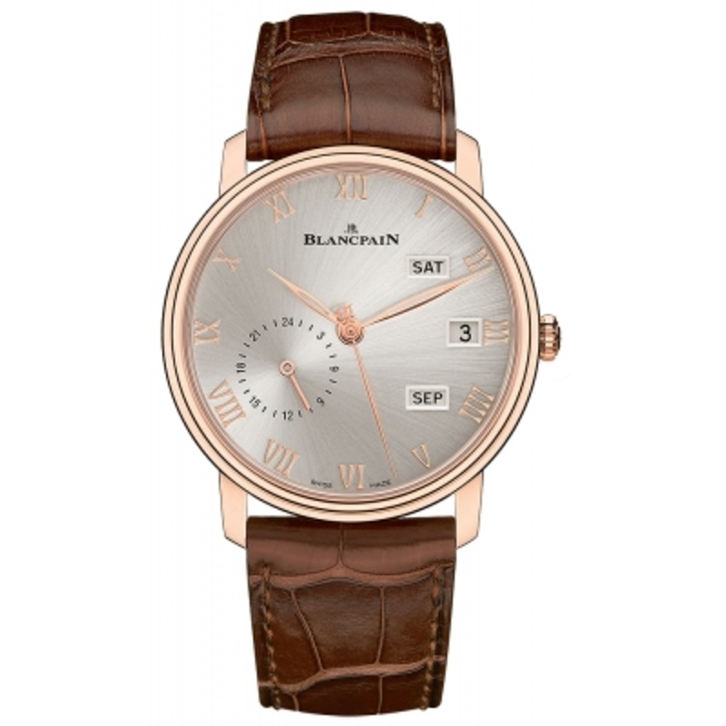 6670a-3642-55b   Blancpain Villeret Quantieme Annual GMT 40mm Mens Watch