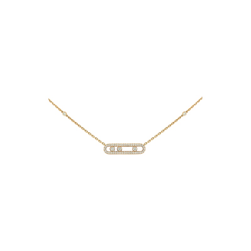 Baby Move Pav Pendant in Yellow Gold – Messika