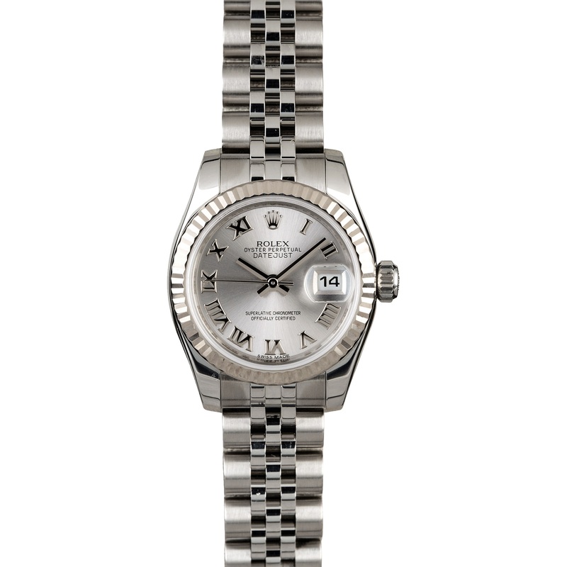 Rolex Lady Datejust 179174 Rhodium Dial