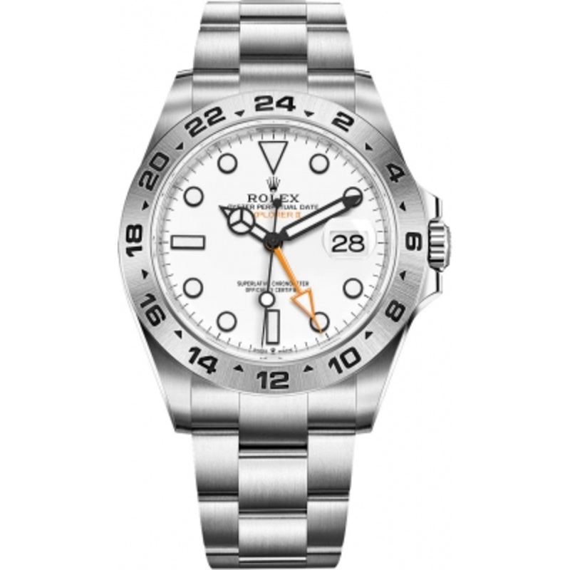 226570 White Rolex Explorer II 42mm Mens Watch