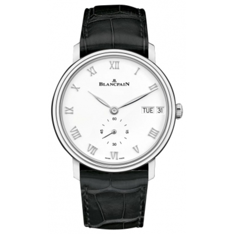 6652-1127-55b   Blancpain Villeret Ultra Slim Day Date 40mm Mens Watch