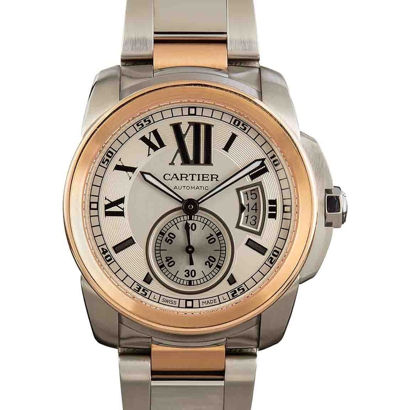 Buy Used Cartier Calibre De Cartier W7100036  – Sku: 159354