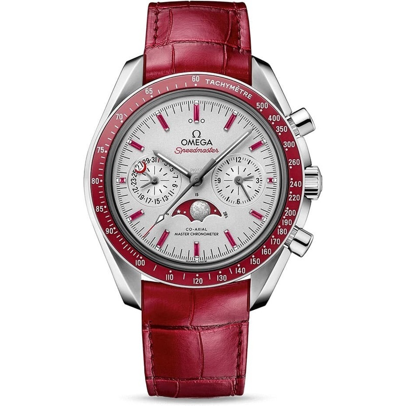 Omega Speedmaster Moonwatch Master Chronometer Moonphase Platinum