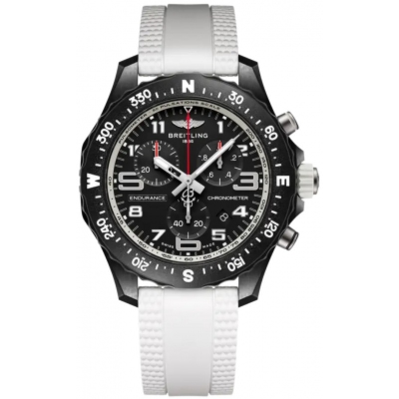 X83310A71B1S1 White Breitling Endurance Pro Quartz 38mm Ladies Watch