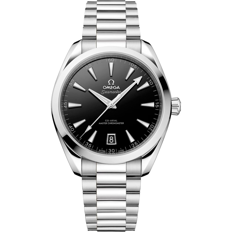 Omega 220.10.41.21.01.002 Seamaster Aqua Terra 150M 41mm Black Steel on Bracelet