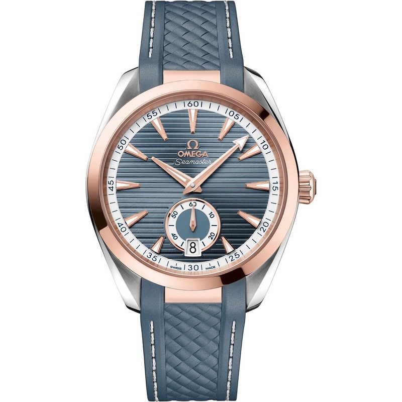 Omega Aqua Terra 150M Small Seconds Steel Gold Blue Dial 41mm