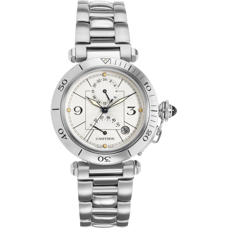 Pre-Owned Cartier Pasha GMT Power Reserve (W31037H3)